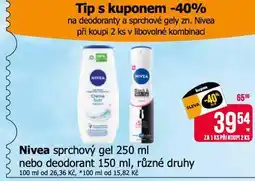 Teta Nivea deodorant nabídka