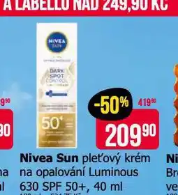 Teta Nivea sun krém nabídka