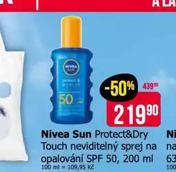 Teta Nivea sun sprej na opalování nabídka
