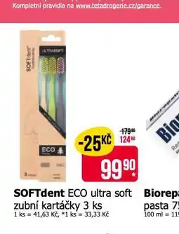 Teta Sofdent eco ultra soft zubní kartáčky nabídka