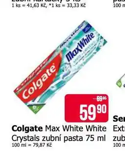 Teta Colgate max wgite crystal zubní pasta nabídka