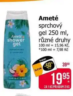 Teta Ameté sprchový gel 250 ml, různé druhy nabídka