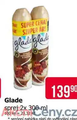 Teta Glade sprej 2x 300 ml nabídka