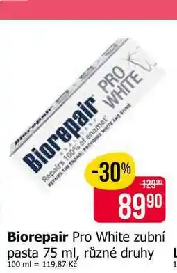 Teta Biorepair Pro White zubní pasta 75 ml, různé druhy nabídka