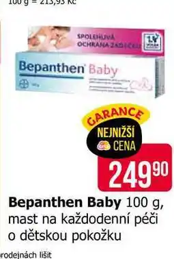 Teta Bepanthen Baby 100 g, mast na každodenní péči o dětskou pokožku nabídka
