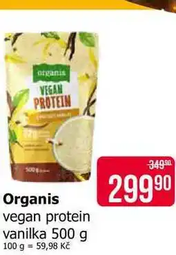 Teta Organis vegan protein vanilka 500 g nabídka
