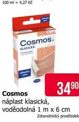 Teta Cosmos náplast klasická, voděodolná 1 m x 6 cm nabídka