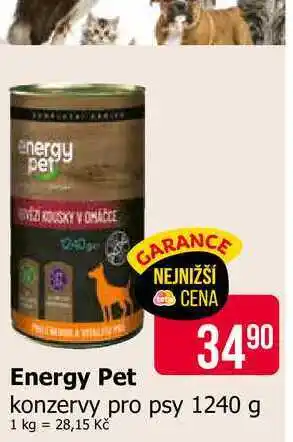 Teta Energy Pet konzervy pro psy 1240 g nabídka