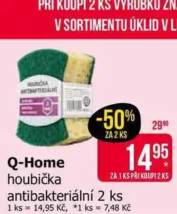 Teta Q-Home houbička antibakteriální 2 ks nabídka