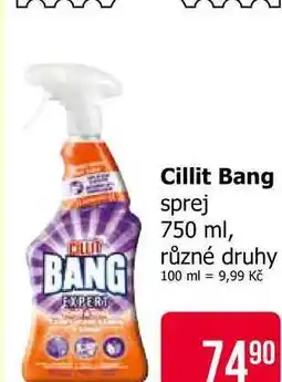 Teta Cillit Bang sprej 750 ml, různé druhy nabídka