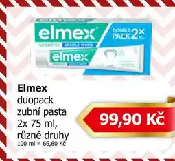 Teta Elmex duopack zubní pasta 2x 75 ml, různé druhy nabídka