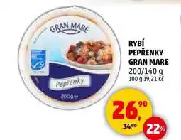 Penny Market RYBÍ PEPŘENKY GRAN MARE, 200/140 g nabídka