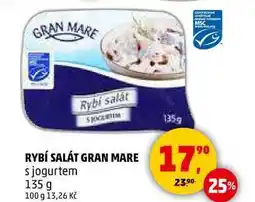 Penny Market RYBÍ SALÁT GRAN MARE s jogurtem, 135 g nabídka