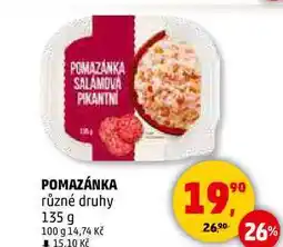 Penny Market POMAZÁNKA různé druhy, 135 g nabídka