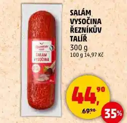 Penny Market SALÁM VYSOČINA ŘEZNÍKŮV TALÍŘ, 300 g nabídka