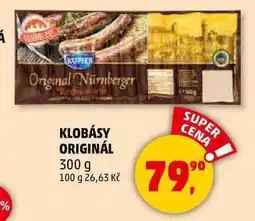 Penny Market KLOBÁSY ORIGINÁL, 300 g nabídka