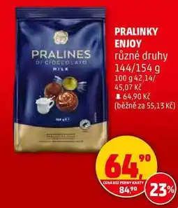 Penny Market PRALINKY ENJOY různé druhy, 144/154 g nabídka