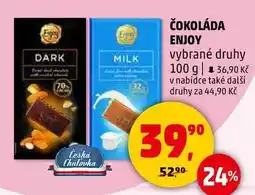 Penny Market ČOKOLÁDA ENJOY vybrané druhy, 100 g nabídka