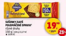Penny Market ZLATÉ POLOMÁČENÉ OPAVIA různé druhy, 150 g nabídka