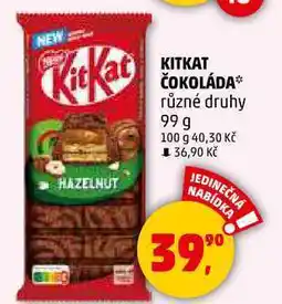 Penny Market KITKAT ČOKOLÁDA různé druhy, 99 g nabídka