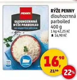 Penny Market RÝŽE PENNY dlouhozrnná parboiled, 400 g nabídka