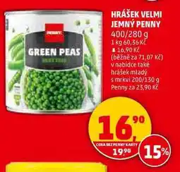 Penny Market HRÁŠEK VELMI JEMNÝ PENNY, 400/280 g nabídka