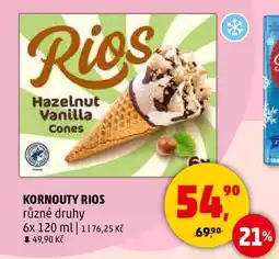 Penny Market KORNOUTY RIOS různé druhy, 6x 120 ml nabídka