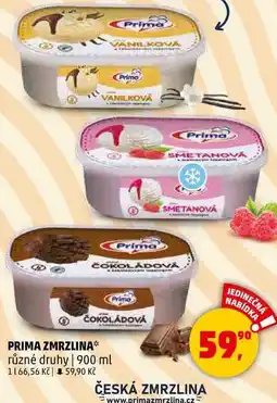 Penny Market PRIMA ZMRZLINA různé druhy, 900 ml nabídka