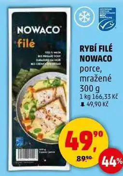 Penny Market RYBÍ FILÉ NOWACO porce, mražené, 300 g nabídka