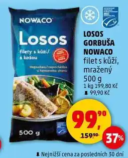 Penny Market LOSOS GORBUŠA NOWACO filet s kůží, mražený, 500 g nabídka