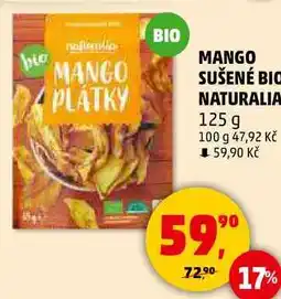 Penny Market MANGO SUŠENÉ BIO NATURALIA, 125 g nabídka