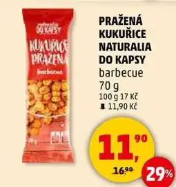 Penny Market PRAŽENÁ KUKUŘICE NATURALIA DO KAPSY barbecue, 70 g nabídka