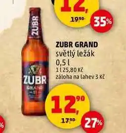 Penny Market ZUBR Grand, 0,5 l nabídka