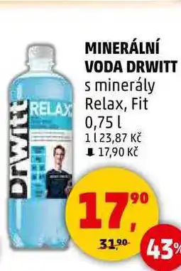 Penny Market MINERÁLNÍ VODA DRWITT s minerály, 0,75 l nabídka