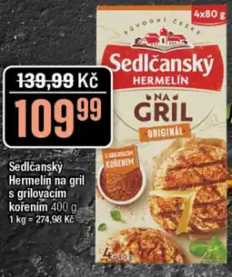 TEMPO Sedlčanský Hermelín na gril s grilovacím kořením nabídka