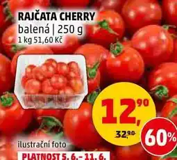 Penny Market RAJČATA CHERRY balená, 250 g nabídka