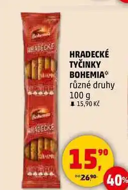 Penny Market HRADECKÉ TYČINKY BOHEMIA různé druhy, 100 g nabídka