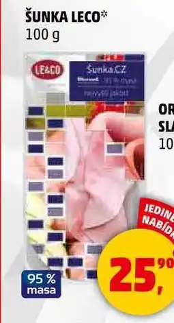 Penny Market LE&CO Šunka.cz, 100 g nabídka
