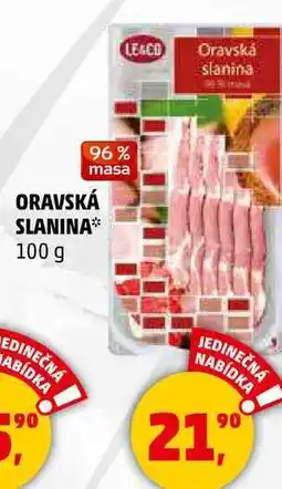 Penny Market Le & Co Oravská slanina, 100 g nabídka
