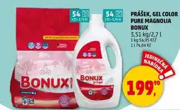 Penny Market PRÁŠEK, GEL COLOR PURE MAGNOLIA BONUX, 3,51 kg/2,7 l nabídka