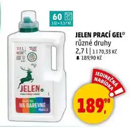 Penny Market JELEN PRACÍ GEL různé druhy, 2,7 l nabídka