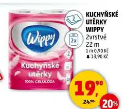 Penny Market KUCHYŇSKÉ UTĚRKY WIPPY 2 vrstvé, 22 m nabídka