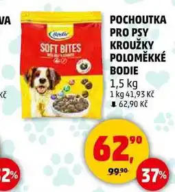 Penny Market POCHOUTKA PRO PSY KROUŽKY POLOMĚKKÉ BODIE, 1,5 kg nabídka