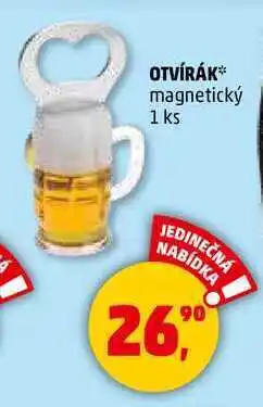 Penny Market OTVÍRÁK magnetický, 1 ks nabídka