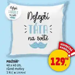 Penny Market POLŠTÁŘ 40 x 40 cm, různé motivy, 1 ks nabídka