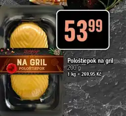 TEMPO Pološtiepok na gril nabídka