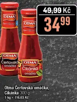 TEMPO Otma Čertovská omáčka, Cikánka nabídka