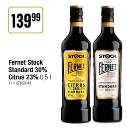 TEMPO Fernet Stock Standard 30% Citrus 23% nabídka