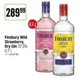 TEMPO Finsbury Wild Strawberry, Dry Gin 37,5% nabídka