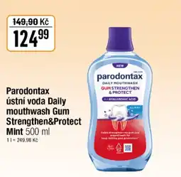 TEMPO Parodontax ústní voda Daily mouthwash Gum Strengthen&Protect Mint nabídka